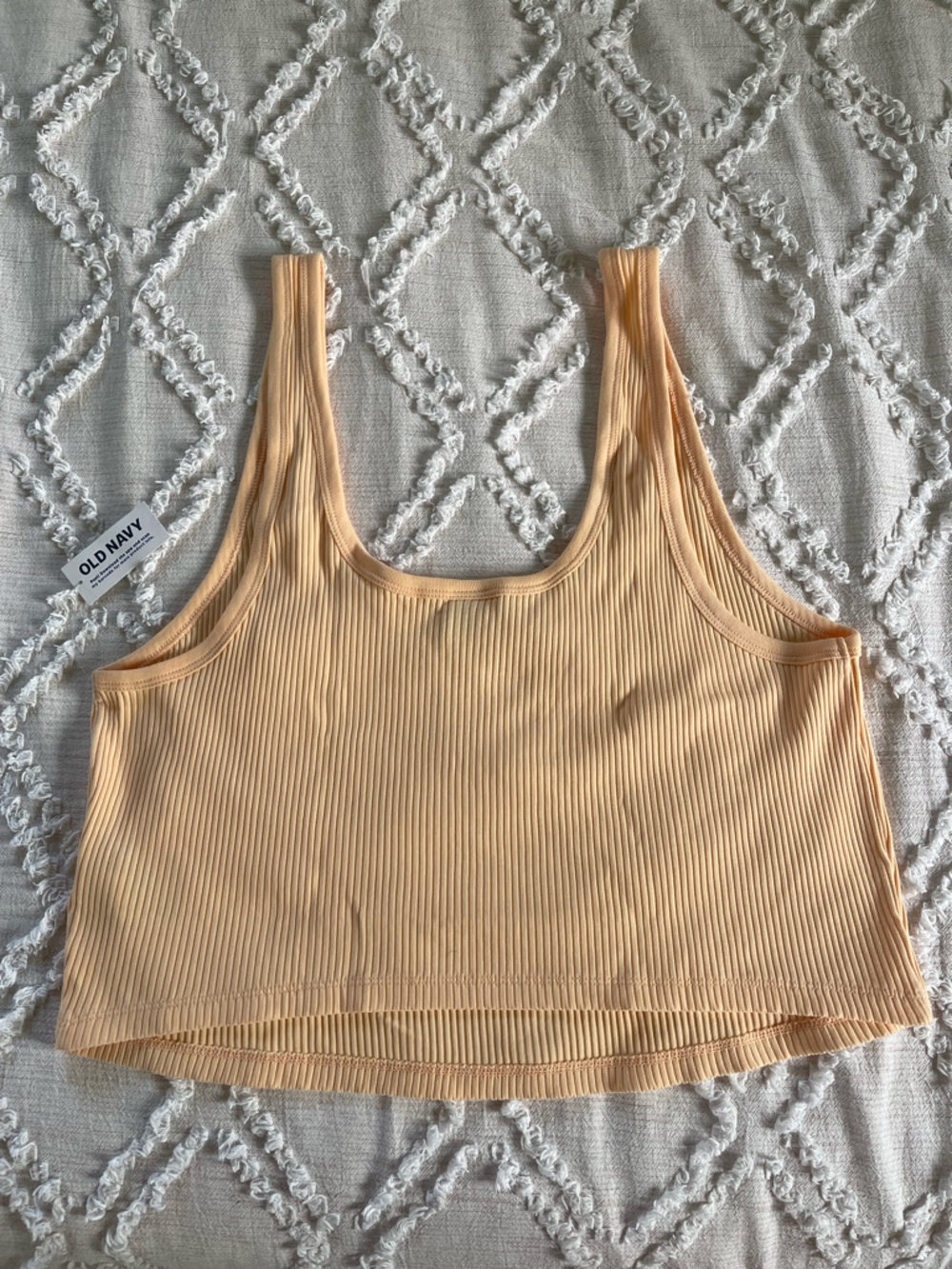 Old Navy Ribbed Cropped Tank Top - Picture 2 of 5